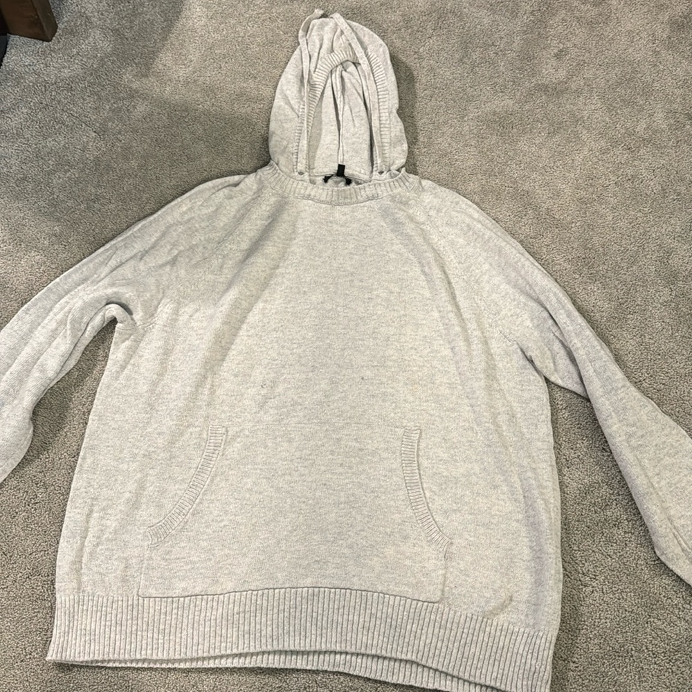 White soft sweater